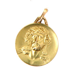 Médaille Christ à la couronne d'épines e
