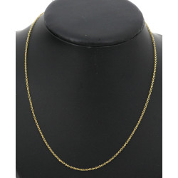 Chaîne en or jaune 18 cts, poinçon tête 