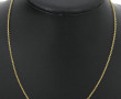 Chaîne en or jaune 18 cts, poinçon tête 