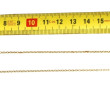 Chaîne en or jaune 18 cts, poinçon tête 
