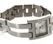 QUANTIEME - Montre de dame en acier, en 