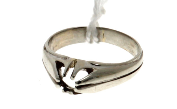 Monture de bague en or gris 18 carats, p