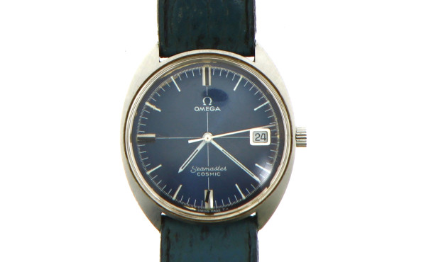 OMEGA - Montre bracelet vintage à fond d