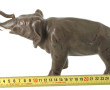DENBAC - Eléphant, sujet en grès émaillé
