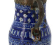 MAROC - Pichet ancien en céramique bleue
