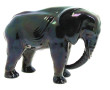 ELEPHANT - Sujet en céramique noire. H 2