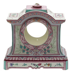 GIEN - Caisse de pendule borne en faïenc
