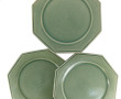 CHAROLLES - 12 assiettes à pans coupés e