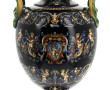 GIEN - Important vase sur piédouche en f