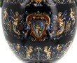 GIEN - Important vase sur piédouche en f