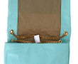 LANCEL - Sac porté main en cuir "menthe"