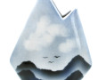 VIREBENT - Vase en porcelaine à décor d'