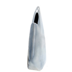 VIREBENT - Vase en porcelaine à décor d'
