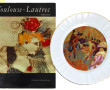 Assiette en porcelaine décor d'après TOU