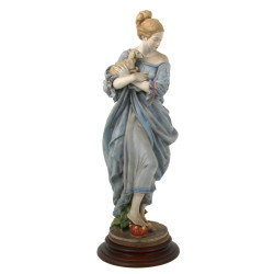 "Jeune femme à l'agneau", sujet en biscu