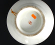 Coupe sur talon en porcelaine décor fran