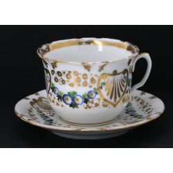 Porcelaine de Paris XIXème - Tasse déjeu