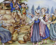 Henriot Quimper, décor d'après Théophile