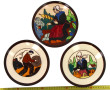 RENAUD - HB Quimper - Trois assiettes à 