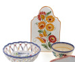 FAB Quimper - Lot de 6 pièces en faïence