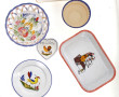 FAB Quimper - Lot de 6 pièces en faïence