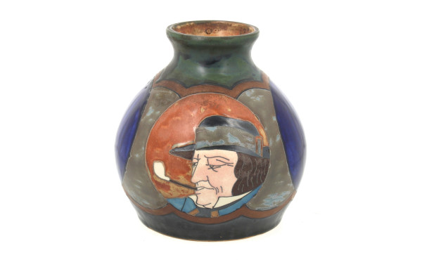 HB QUIMPER ODETTA - Vase boule en grès d