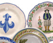 QUIMPER - Lot de 7 pièces anciennes (pla