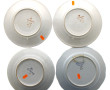 HB et HENRIOT Quimper - Lot de 4 assiett