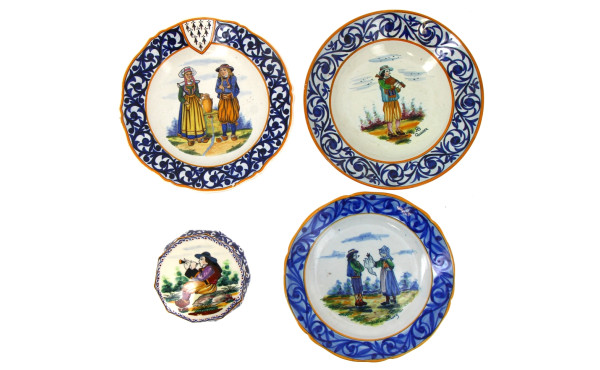 HB QUIMPER - Décor de personnages et rin