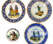 HB QUIMPER - Décor de personnages et rin