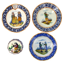 HB QUIMPER - Décor de personnages et rin