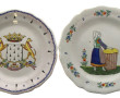 HB (ancienne marque) - Deux assiettes an