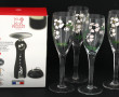 PERRIER-JOUET - 4 verres émaillés à déco