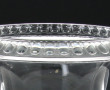 Vase forme Médicis en cristal moulé tran