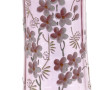 Paire de vases en verre rose à décor éma