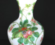 Vase ancien en opaline blanche et filets