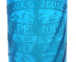 Bouteille d'eau de seltz en verre bleu