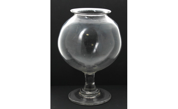 Grande loupe de dentellière en verre XIX