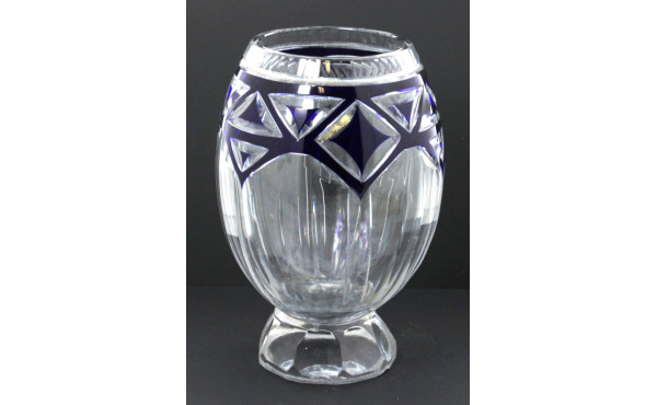 Cristal NANCY France - Vase ART DECO de 