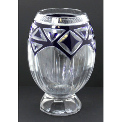 Cristal NANCY France - Vase ART DECO de 