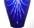 Grand vase sur piédouche en cristal souf