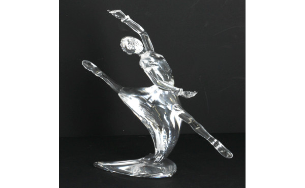 SWAROVSKI - Danseuse en cristal, signé, 