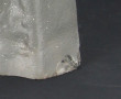 Buste de VIERGE en verre moulé, H 30 x L