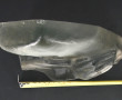 Buste de VIERGE en verre moulé, H 30 x L