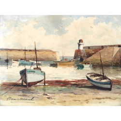 Ecole Bretonne Xxème "Vue sur Douarnenez