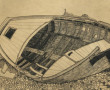Ecole Bretonne Xxème "L'épave", gravure 