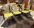 BAUMANN - 5 chaises années 80/90