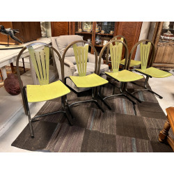 BAUMANN - 5 chaises années 80/90