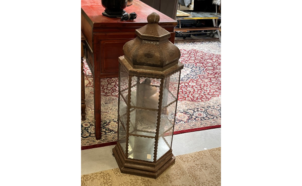 Vitrine en fer et verre (corrosion, qqs 