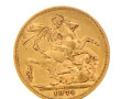 Souverain en or "1874" au profil de la R